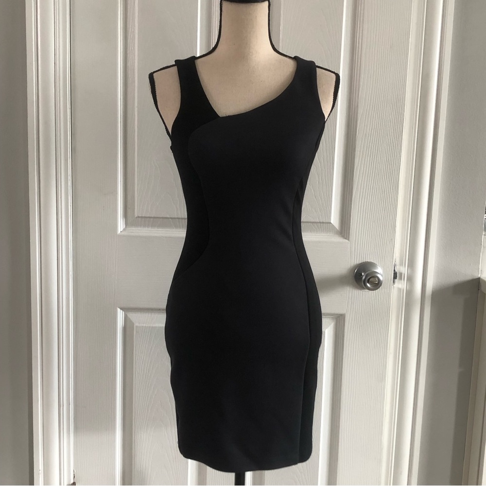 Bailey 44 Black Sleeveless Bodycon Dress Sz XS